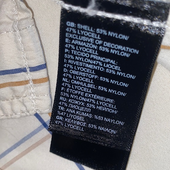 The North Face men’s cream and tan long sleeve button down hiking shirt size M - Picture 6 of 8